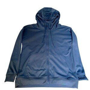Mondetta Man's Small Blue Grey Full-Zip Hoodie Normcore Sportcore Jacket